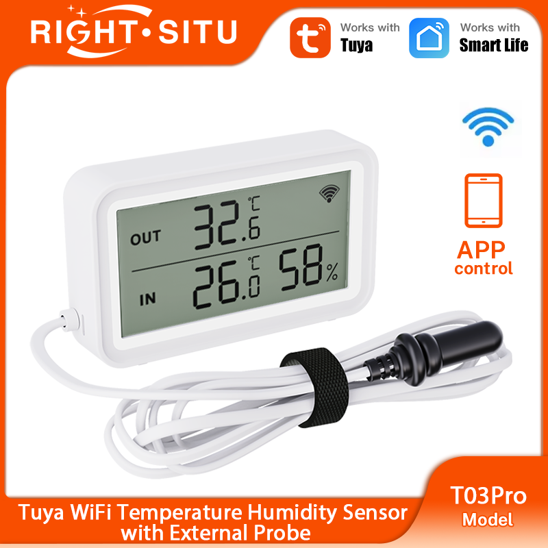 Wifi Thermostat - Sensor de Temperatura e Umidade Tuya