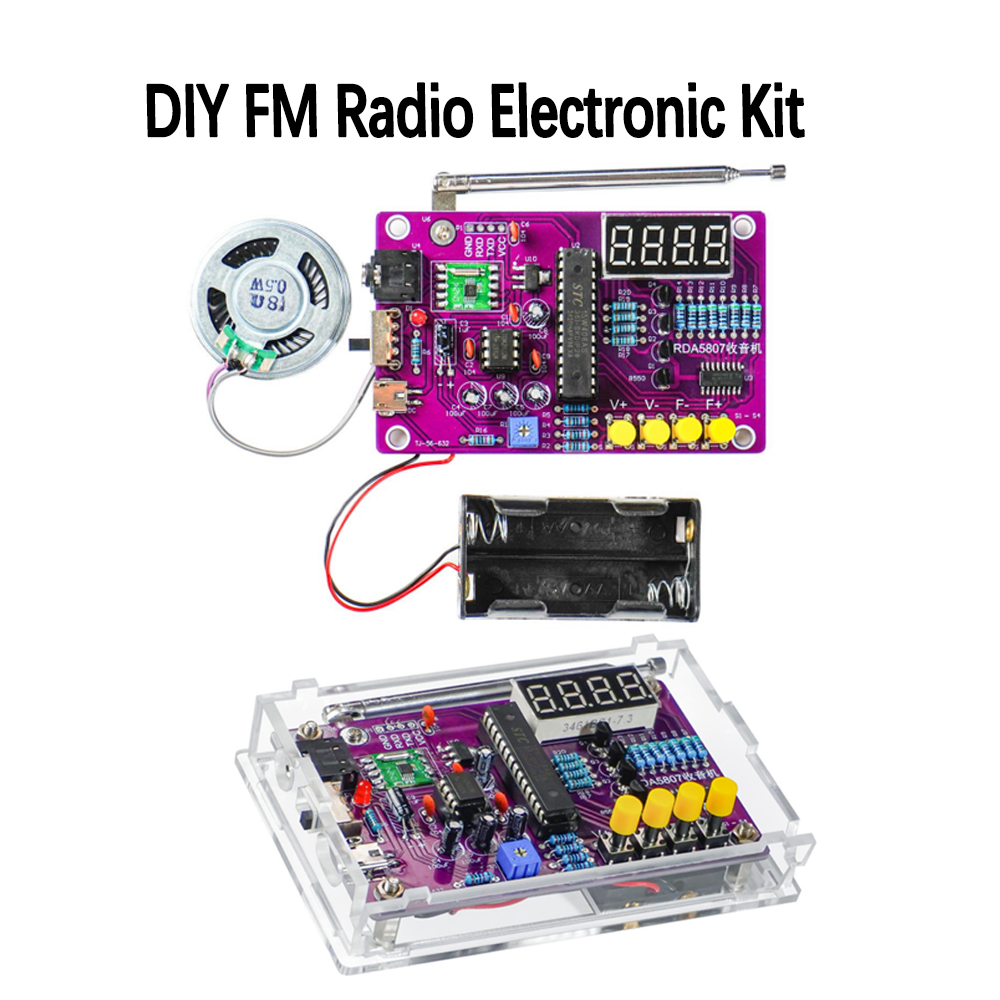 Electronics Project Kit - Kit Eletrônico DIY de Rádio FM