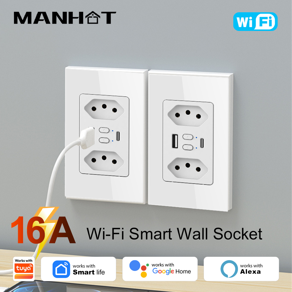 Wifi Smart Plug - Tomada Inteligente Wi-Fi MANHOT para o