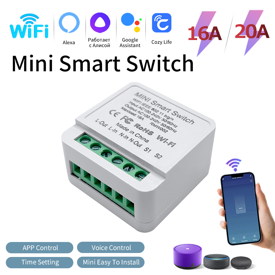 Smart Light Switch Wifi - Interruptor de Luz Inteligente Sem Fio