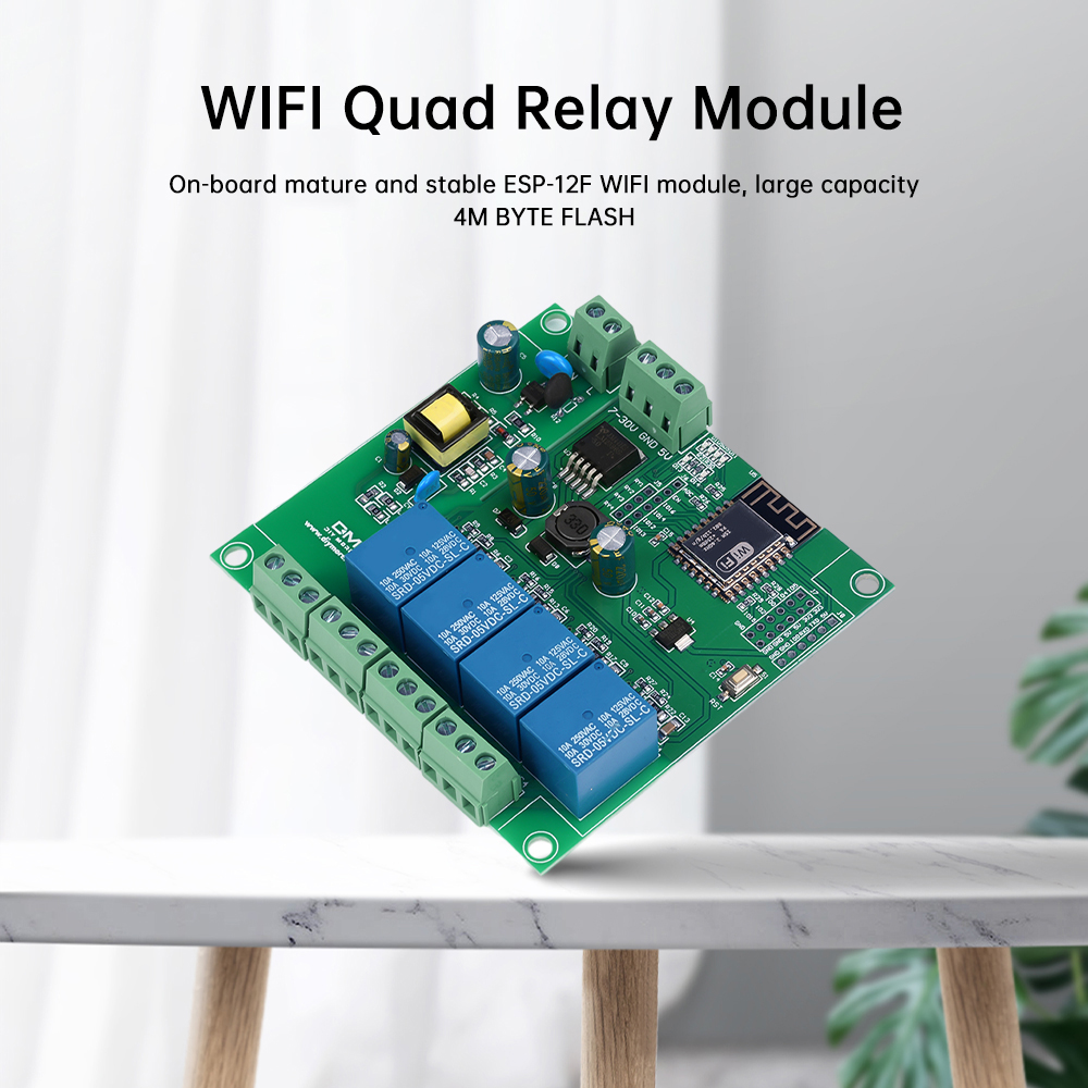 Esp8266 Relay Module - Módulo de relé wifi 4 canais