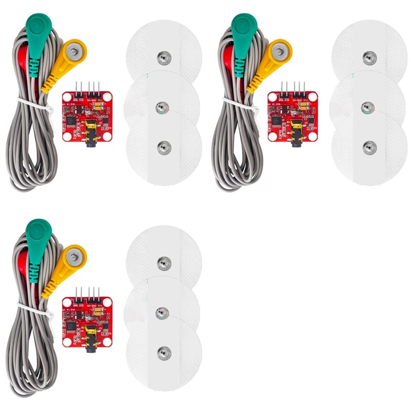 Sensor Kit Arduino - Módulo de sensor elétrico muscular B50B-3X