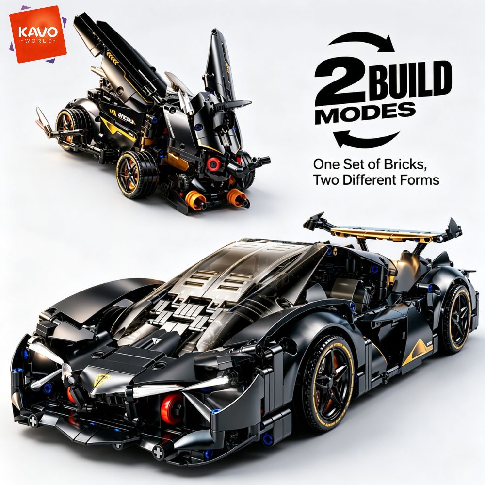 KAVOWORLD 1248 peças MOC Bloco - Stem Robotics Kit avaliação e preço
