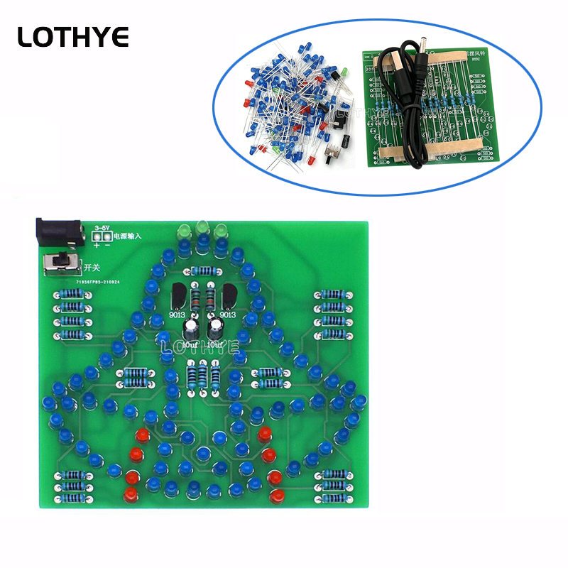 Dc 3-5v led luz balanço carril - Electronics Project Kit avaliação e preço