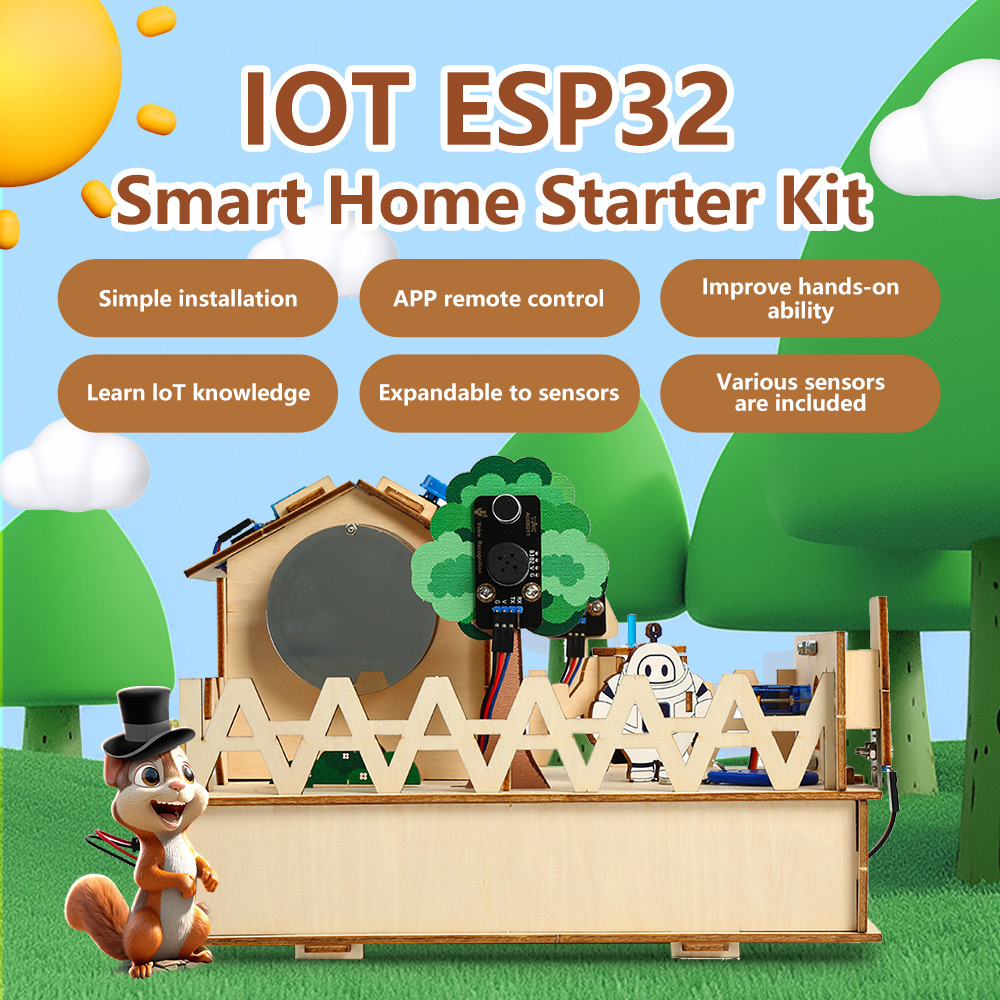 ACEBOTT Smart Home STEM STEAM  - Esp32 Smart Home Kit avaliação e preço
