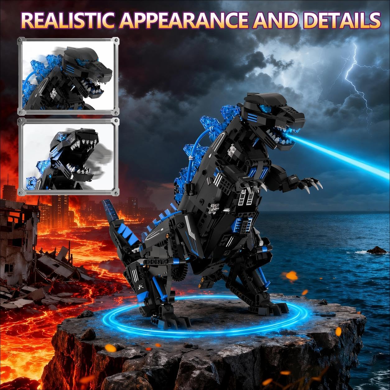 Kit de construção de robô dino - Stem Robotics Kit avaliação e preço