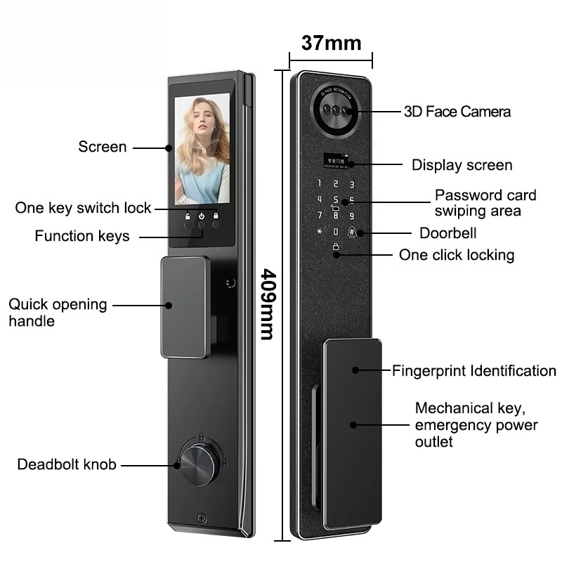 Fechadura inteligente tuya wif - Smart Door Lock Wifi avaliação e preço