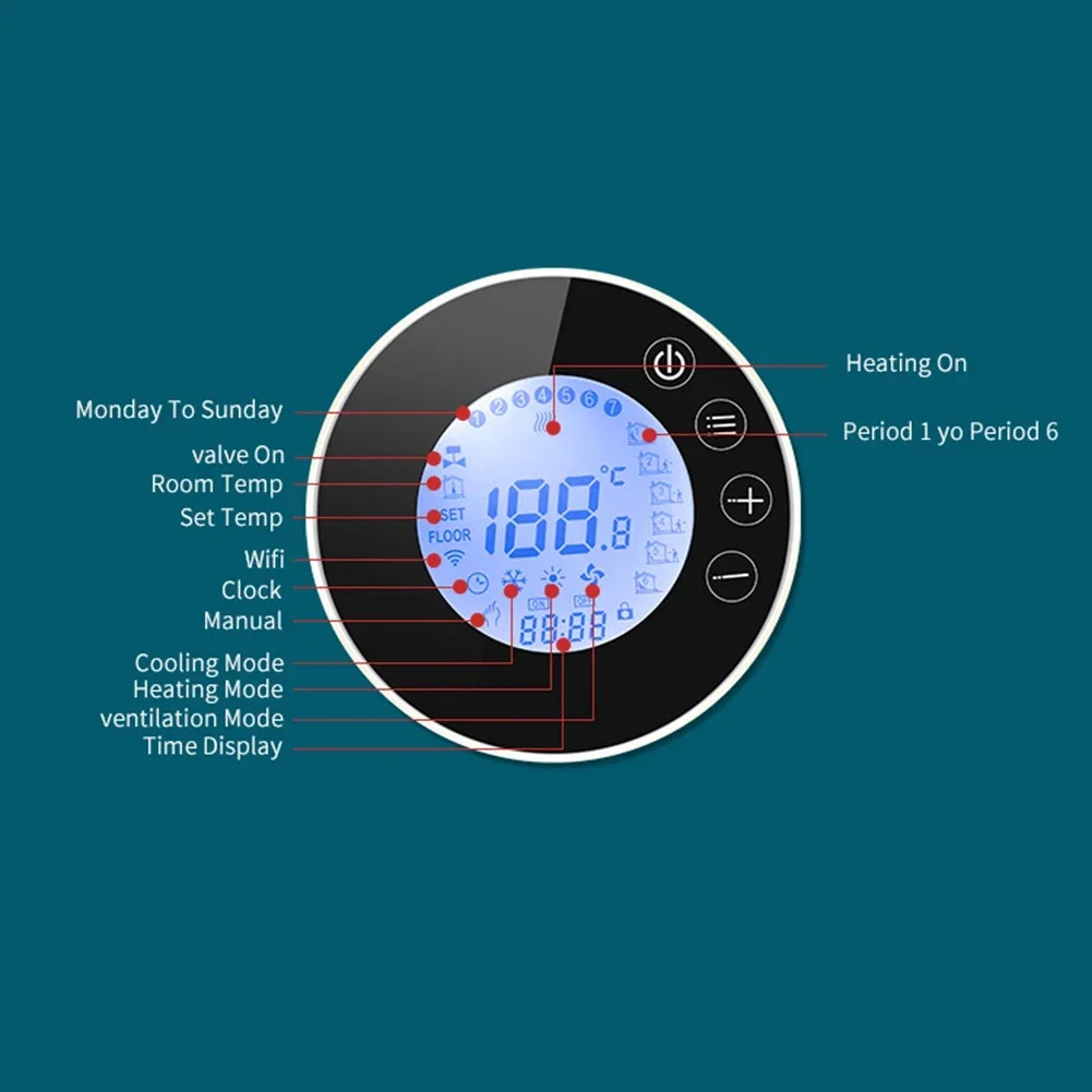 Termostato de acesso remoto co - Wifi Thermostat avaliação e preço