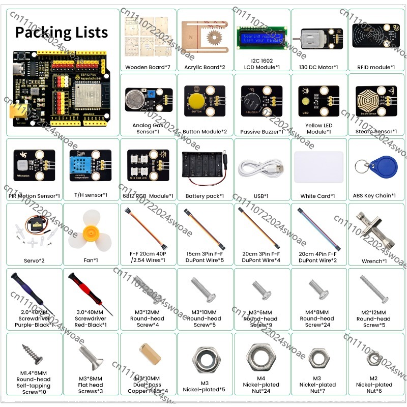 Kit de Componentes Eletrônicos - Esp32 Smart Home Kit avaliação e preço