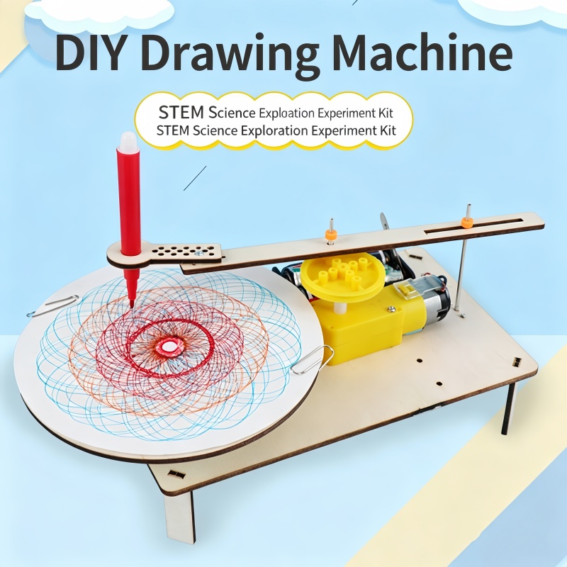 1-3 Peças DIY Robô Desenhador  - Stem Robotics Kit avaliação e preço