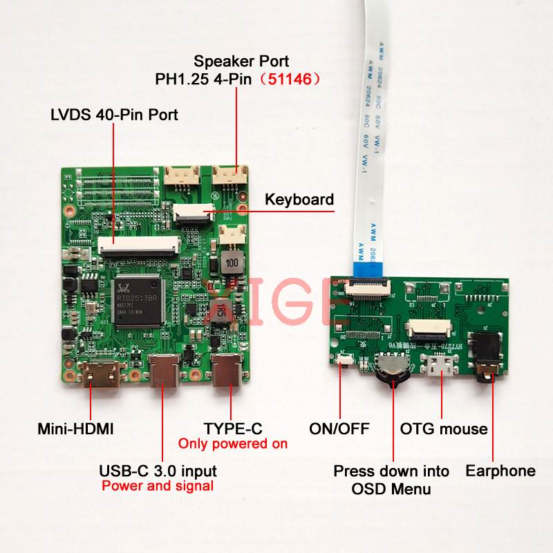 Fit LP173WD1 (TL)-TLA1/TLB2/TL - Microcontroller Kit avaliação e preço