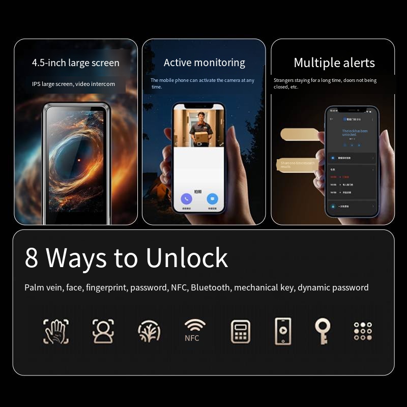 Yn s11m casa inteligente fecha - Smart Door Lock Wifi avaliação e preço