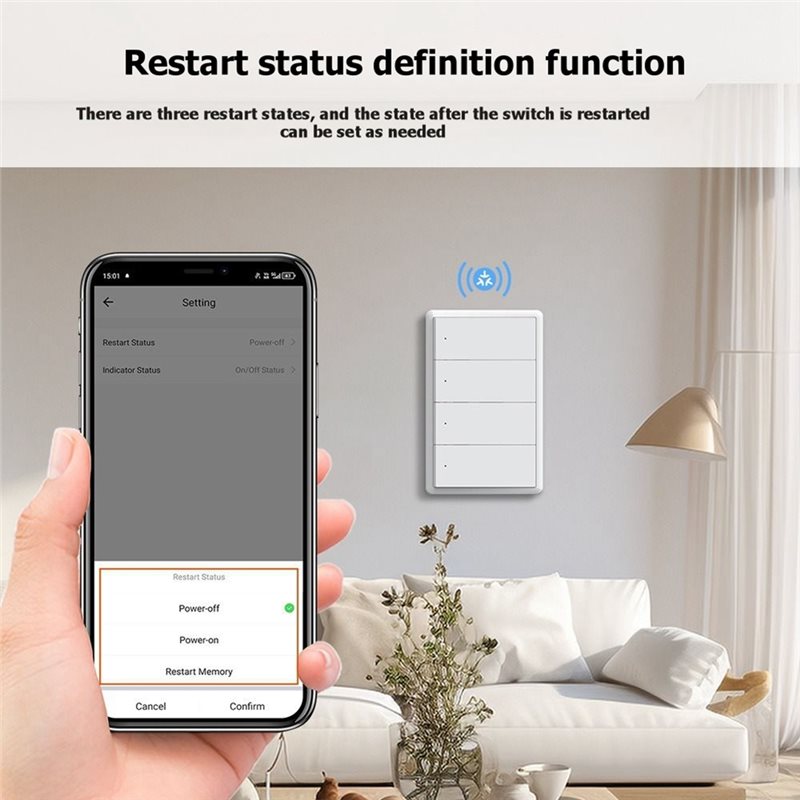 DTA4 – Controlo por voz para i - Smart Light Switch Wifi avaliação e preço