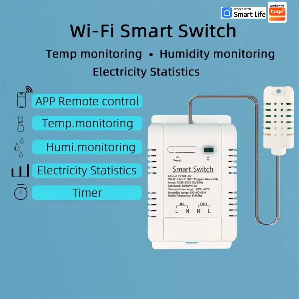 Termostato WiFi Tuya 16A 3000W - Wifi Thermostat avaliação e preço