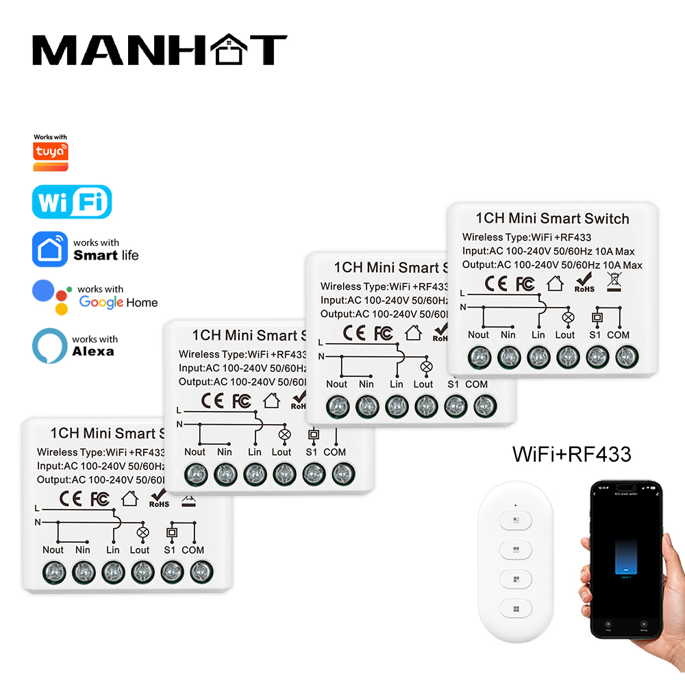 Interruptor Inteligente Mini W - Smart Light Switch Wifi avaliação e preço